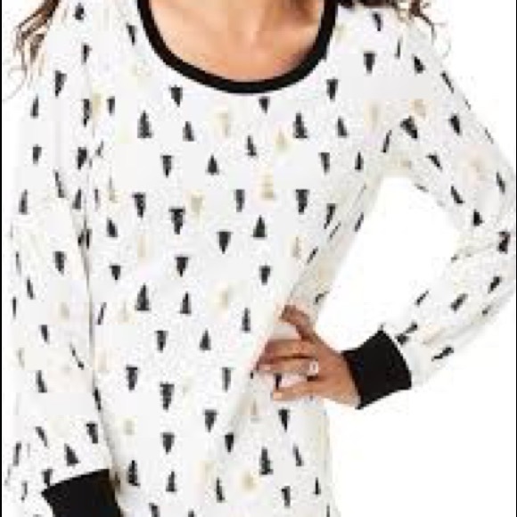 Family PJs Women's Holiday Pajama Set Tree Print - Picture 8 of 16